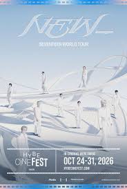 Poster for SEVENTEEN World tour 'New_' 
